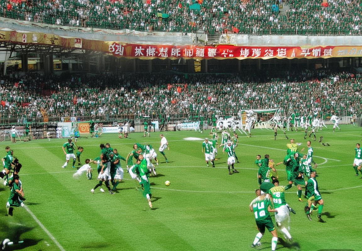 2008申花绿城巅峰对决：激情绿茵战记(图1)