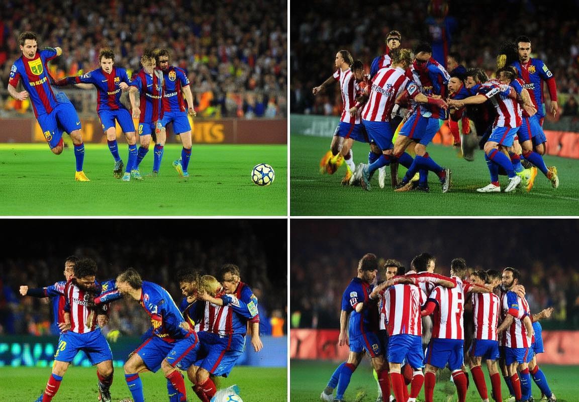 巴萨VS马竞：梅西苏亚雷斯巅峰对决，控球反击战悬念升级(图2)